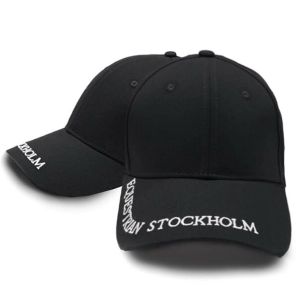 Equestrian Stockholm  Kappe Clean Black Raven FS 2023 Cap Baseballcap