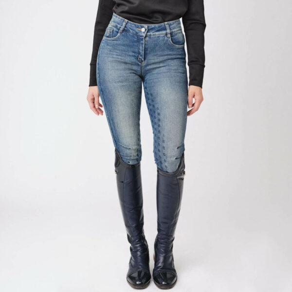 PS of Sweden Reithose Damen Full-Grip Maggie FS 2023 Jeansreithose Vollbesatz