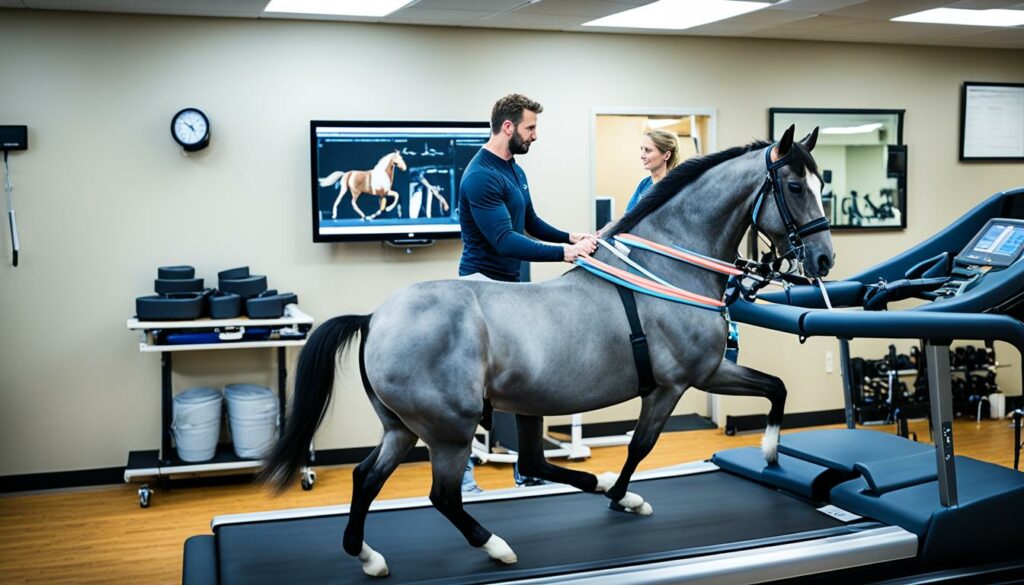 Bewegungstherapie bei Pferden
