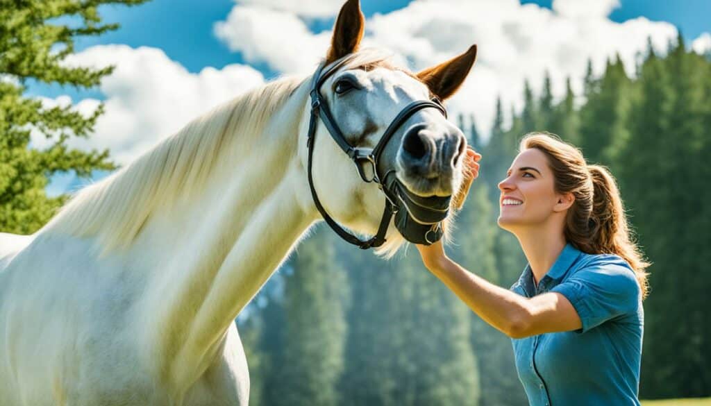 Praktische Übungen zur Vertrauensbildung Pferde