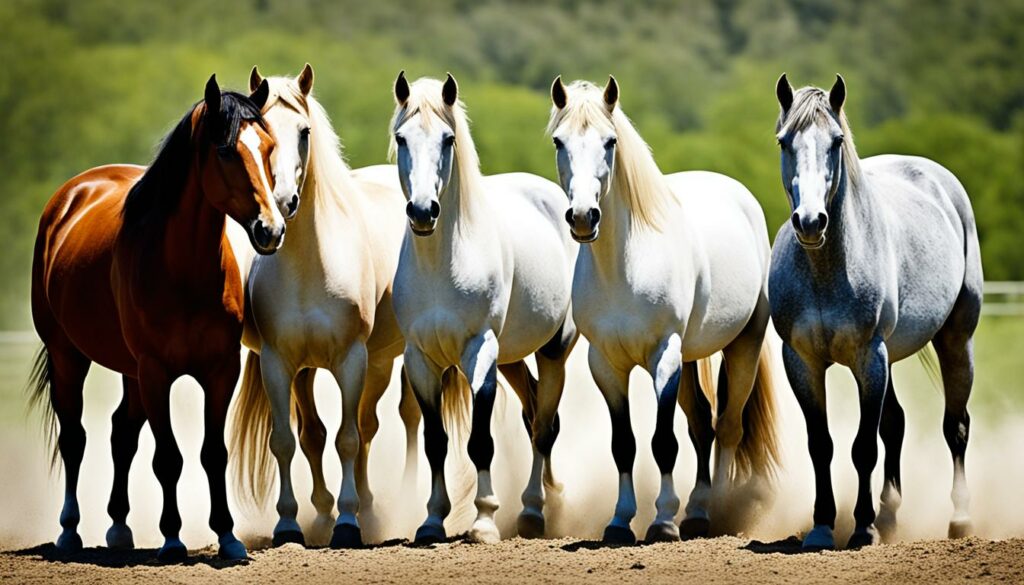 individuelle Pferde