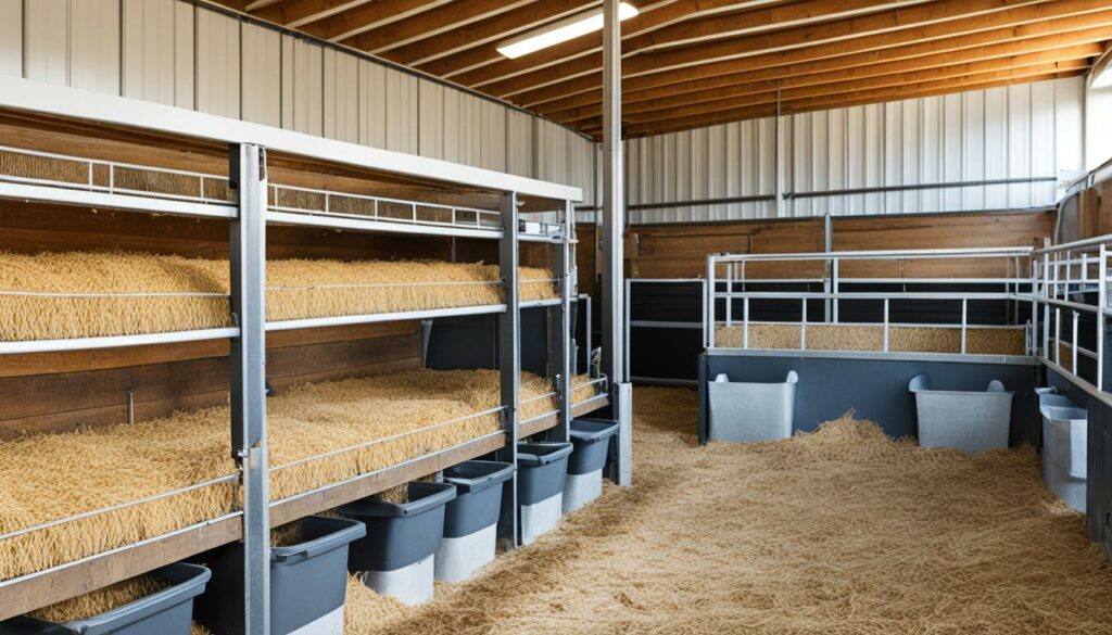 saubere Stallungen zur Krankheitsprävention bei Pferden